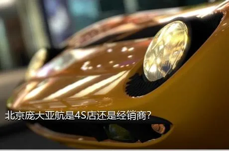 北京庞大亚航是4S店还是经销商？