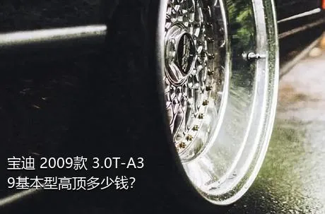 宝迪 2009款 3.0T-A39基本型高顶多少钱？