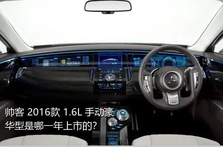 帅客 2016款 1.6L 手动豪华型是哪一年上市的？