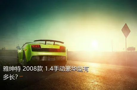 雅绅特 2008款 1.4手动豪华型有多长？
