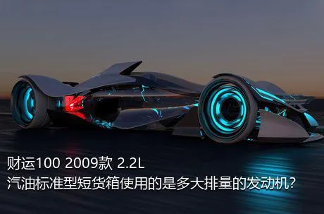 财运100 2009款 2.2L汽油标准型短货箱使用的是多大排量的发动机？