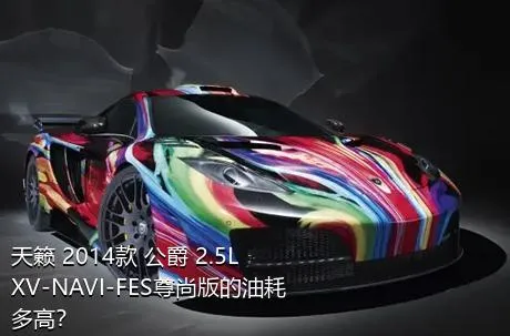 天籁 2014款 公爵 2.5L XV-NAVI-FES尊尚版的油耗多高？