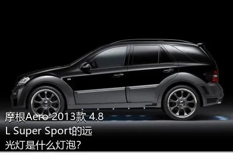 摩根Aero 2013款 4.8L Super Sport的远光灯是什么灯泡？