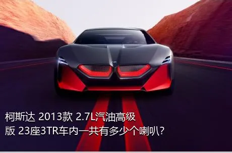 柯斯达 2013款 2.7L汽油高级版 23座3TR车内一共有多少个喇叭？