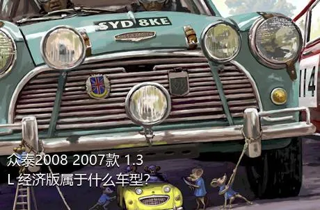 众泰2008 2007款 1.3L 经济版属于什么车型？