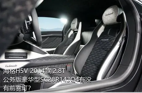 海格H5V 2014款 2.8T公务版豪华型SC28R143Q4有没有前雾灯？