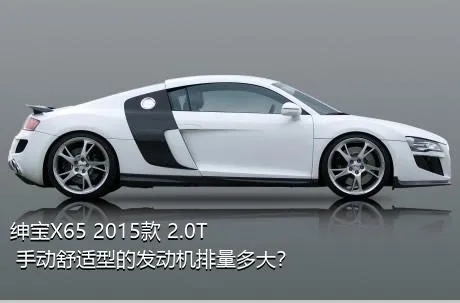 绅宝X65 2015款 2.0T 手动舒适型的发动机排量多大？