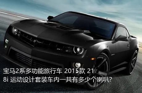 宝马2系多功能旅行车 2015款 218i 运动设计套装车内一共有多少个喇叭？
