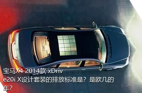 宝马X4 2014款 xDrive20i X设计套装的排放标准是？是欧几的车？