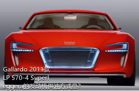 Gallardo 2011款 LP 570-4 Superleggera的发动机供油方式是？