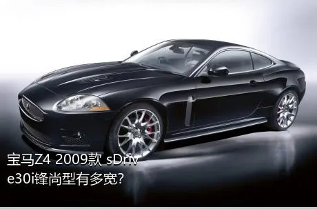 宝马Z4 2009款 sDrive30i锋尚型有多宽？