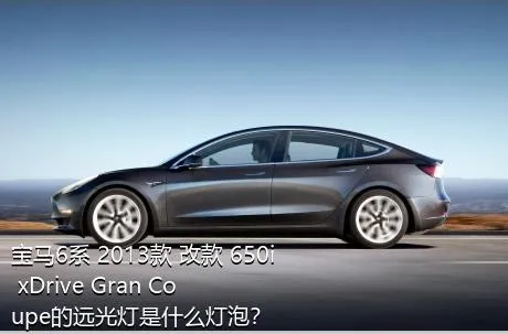 宝马6系 2013款 改款 650i xDrive Gran Coupe的远光灯是什么灯泡？