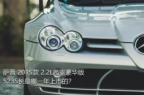 萨普 2015款 2.2L两驱豪华版5235长是哪一年上市的？