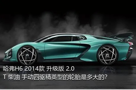 哈弗H6 2014款 升级版 2.0T 柴油 手动四驱精英型的轮胎是多大的？