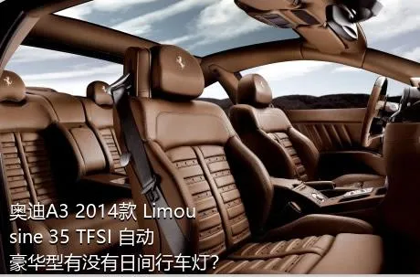 奥迪A3 2014款 Limousine 35 TFSI 自动豪华型有没有日间行车灯？