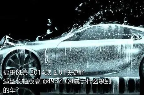 福田风景 2014款 2.8T快捷舒适型长轴版高顶493ZLQ4属于什么级别的车？