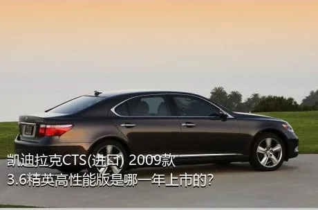 凯迪拉克CTS(进口) 2009款 3.6精英高性能版是哪一年上市的？