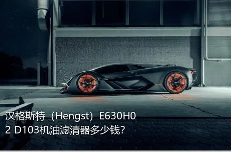 汉格斯特（Hengst）E630H02 D103机油滤清器多少钱？