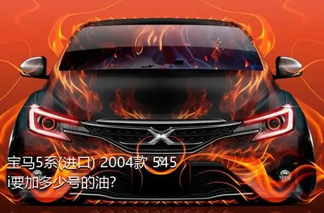宝马5系(进口) 2004款 545i要加多少号的油？