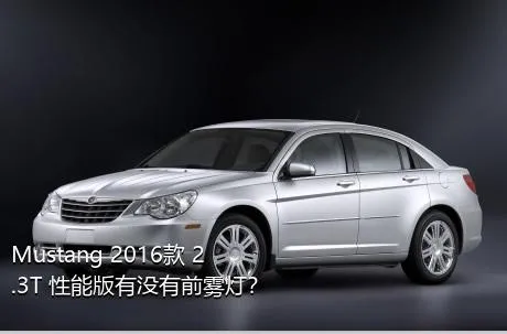 Mustang 2016款 2.3T 性能版有没有前雾灯？