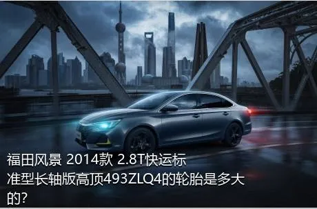 福田风景 2014款 2.8T快运标准型长轴版高顶493ZLQ4的轮胎是多大的？