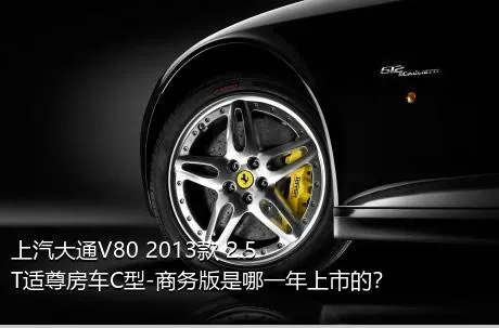 上汽大通V80 2013款 2.5T适尊房车C型-商务版是哪一年上市的？