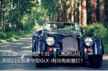 比亚迪F3 2009款 1.5L 智能白金版豪华型GLX-i有没有前雾灯？