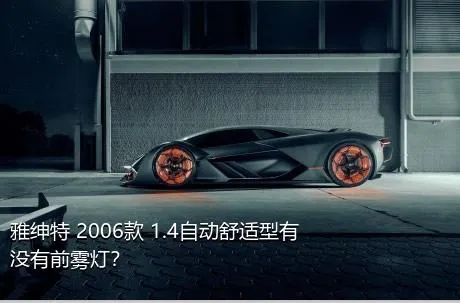 雅绅特 2006款 1.4自动舒适型有没有前雾灯？