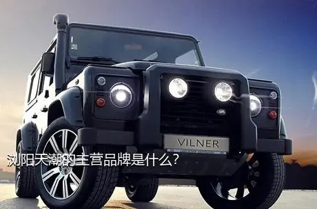 浏阳天潮的主营品牌是什么？