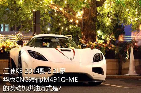 江淮K3 2014款 2.2L豪华版CNG短轴JM491Q-ME的发动机供油方式是？