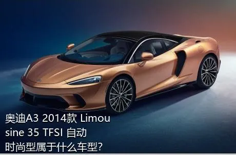奥迪A3 2014款 Limousine 35 TFSI 自动时尚型属于什么车型？