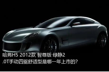 哈弗H5 2012款 智尊版 绿静2.0T手动四驱舒适型是哪一年上市的？