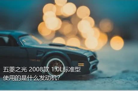 五菱之光 2008款 1.0L标准型使用的是什么发动机？