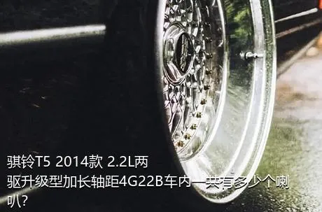 骐铃T5 2014款 2.2L两驱升级型加长轴距4G22B车内一共有多少个喇叭？