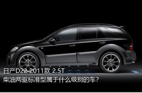 日产D22 2011款 2.5T柴油两驱标准型属于什么级别的车？