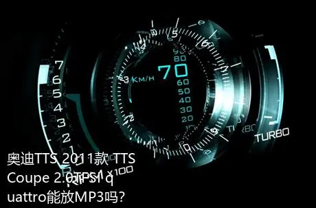 奥迪TTS 2011款 TTS Coupe 2.0TFSI quattro能放MP3吗？