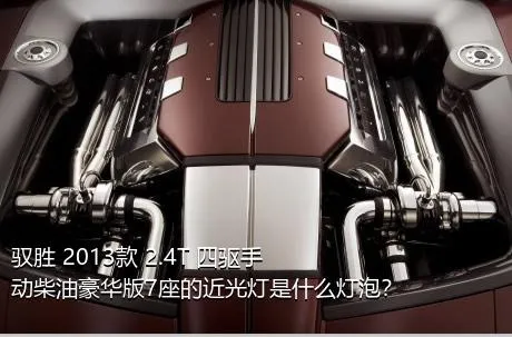 驭胜 2013款 2.4T 四驱手动柴油豪华版7座的近光灯是什么灯泡？