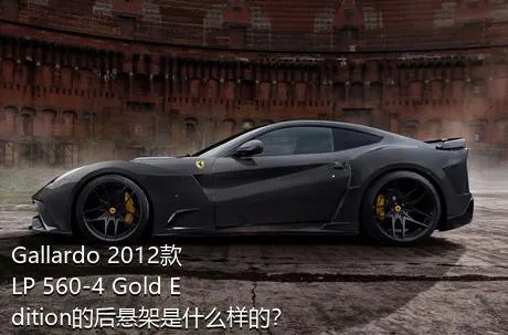 Gallardo 2012款 LP 560-4 Gold Edition的后悬架是什么样的？