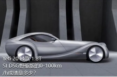 Yeti 2014款 1.8TSI DSG野驱版的0-100km/h成绩是多少？