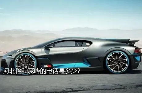 河北怡和茂峰的电话是多少？