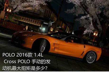 POLO 2016款 1.4L Cross POLO 手动的发动机最大扭矩是多少？
