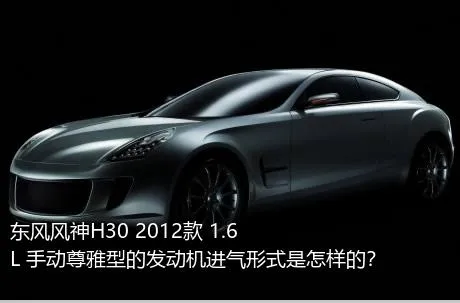 东风风神H30 2012款 1.6L 手动尊雅型的发动机进气形式是怎样的？