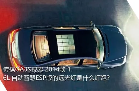 传祺GA3S视界 2014款 1.6L 自动智慧ESP版的远光灯是什么灯泡？