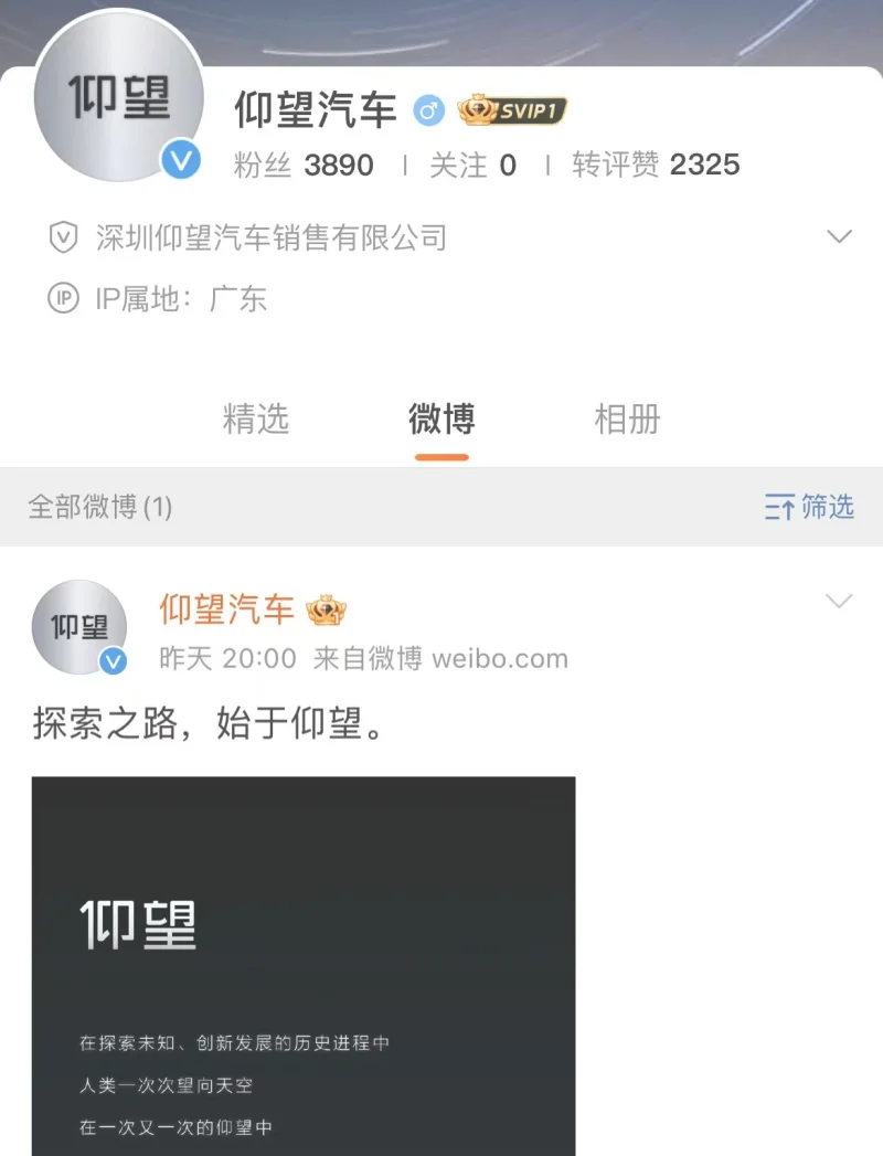 BBA要慌了！比亚迪高端品牌定名仰望，售80至150万