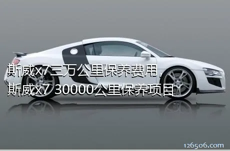 斯威x7三万公里保养费用，斯威x7 30000公里保养项目