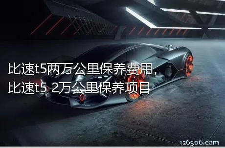 比速t5两万公里保养费用，比速t5 2万公里保养项目