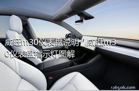 威旺m30仪表盘说明，威旺m30仪表盘指示灯图解