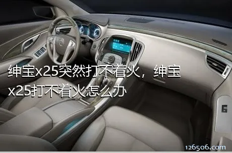 绅宝x25突然打不着火，绅宝x25打不着火怎么办