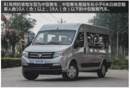 b1驾照可以开什么车图片 b1驾驶证准驾车型是多少