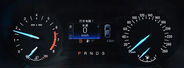 福特锐界仪表盘故障灯图解，锐界指示灯图解大全
